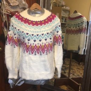 Tribal boho style sweater